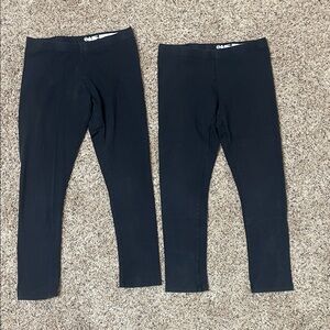 Wonder Nation Classic Black Leggings